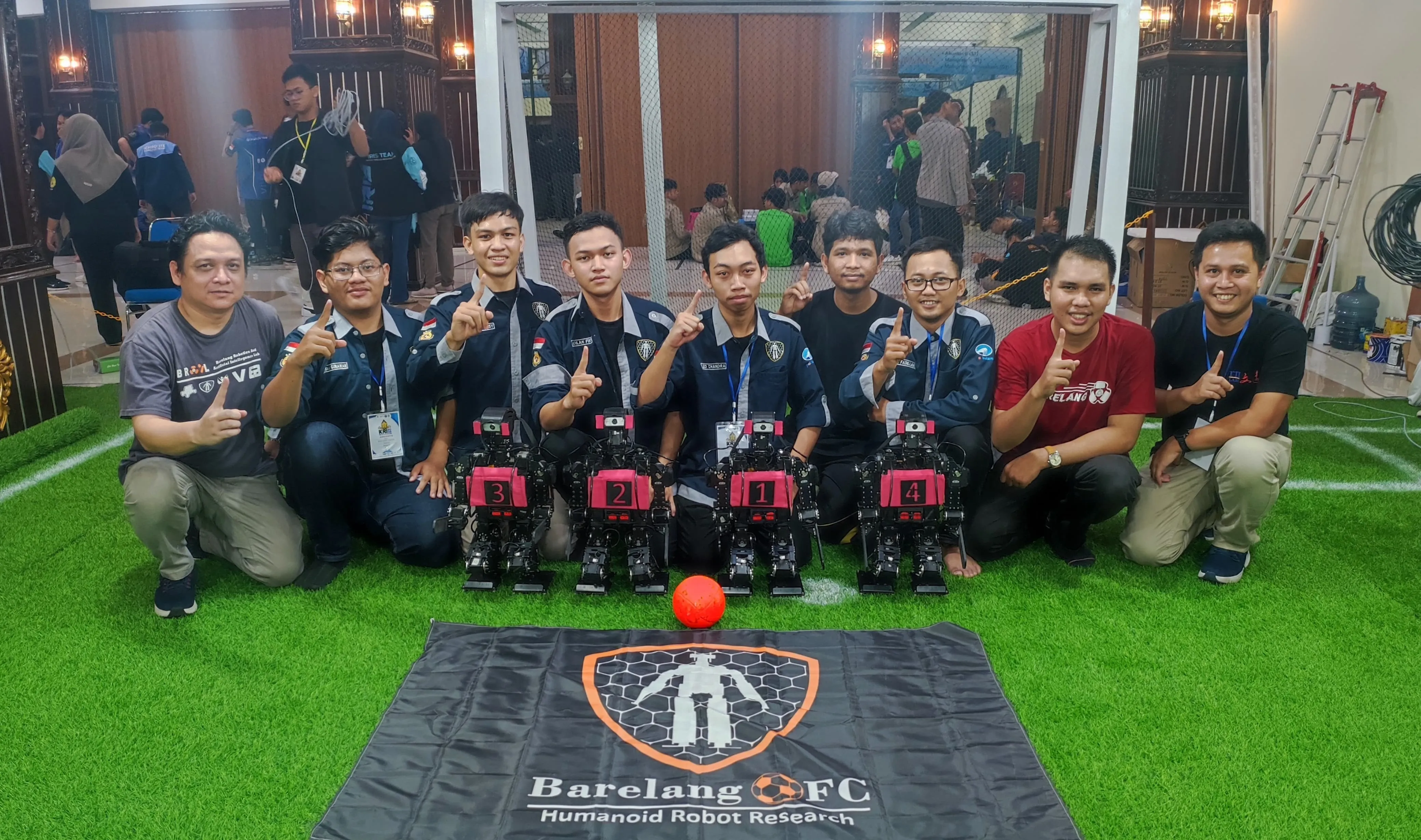 First Place at Kontes Robot Indonesia - Semarang, Indonesia 