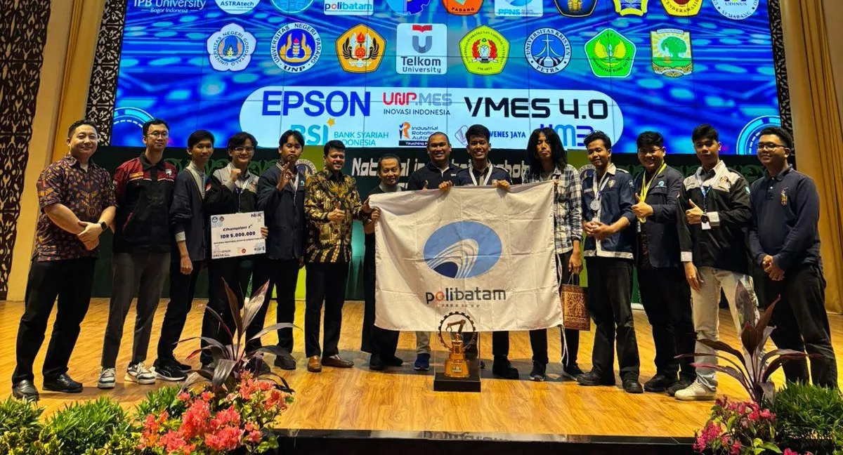 First Place at National Industrial Robotics Competition (NIRC)- Padang, Indonesia